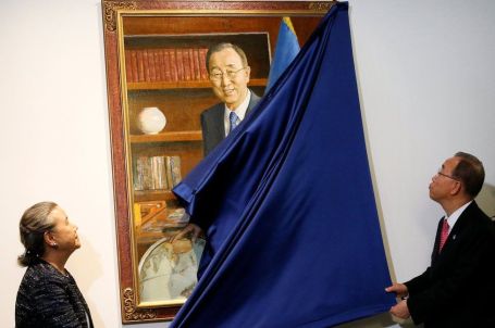 Svelato il ritratto ufficiale di Ban Ki-moon